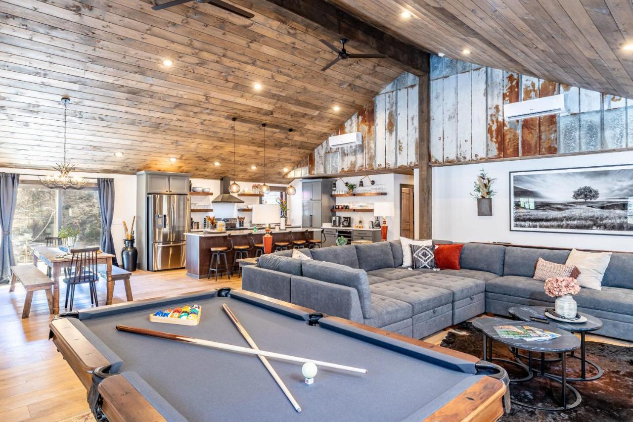 טאונסנד New Rustic Luxe Cabin Billiards Spa Near Gsmnp מראה חיצוני תמונה